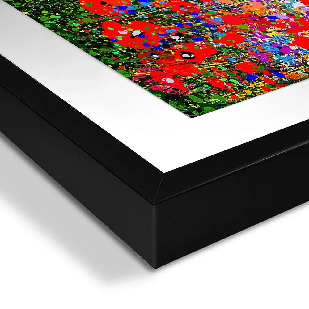 Wildflower Celebration Meadow Framed Art Print Wildflower Celebration Meadow Framed Art Print wall art product Lena Owens - Independent