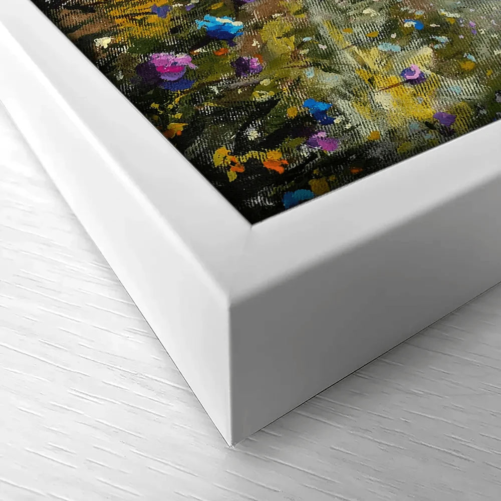 Wildflower Field At Sunrise Canvas Print Wildflower Field At Sunrise Canvas Print wall art product Valery Rybakow / Shutterstock