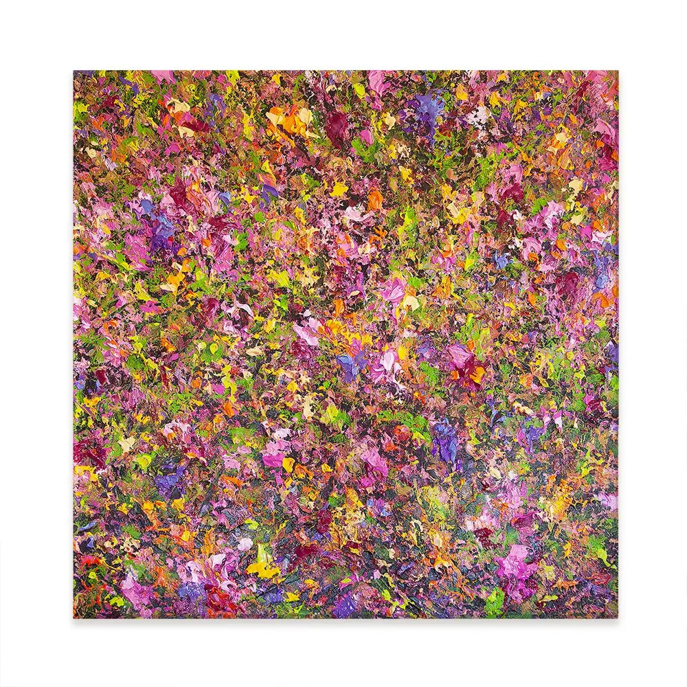 Wildflower Symphony Square Canvas Print Wildflower Symphony Square Canvas Print wall art product Osnat Tzadok