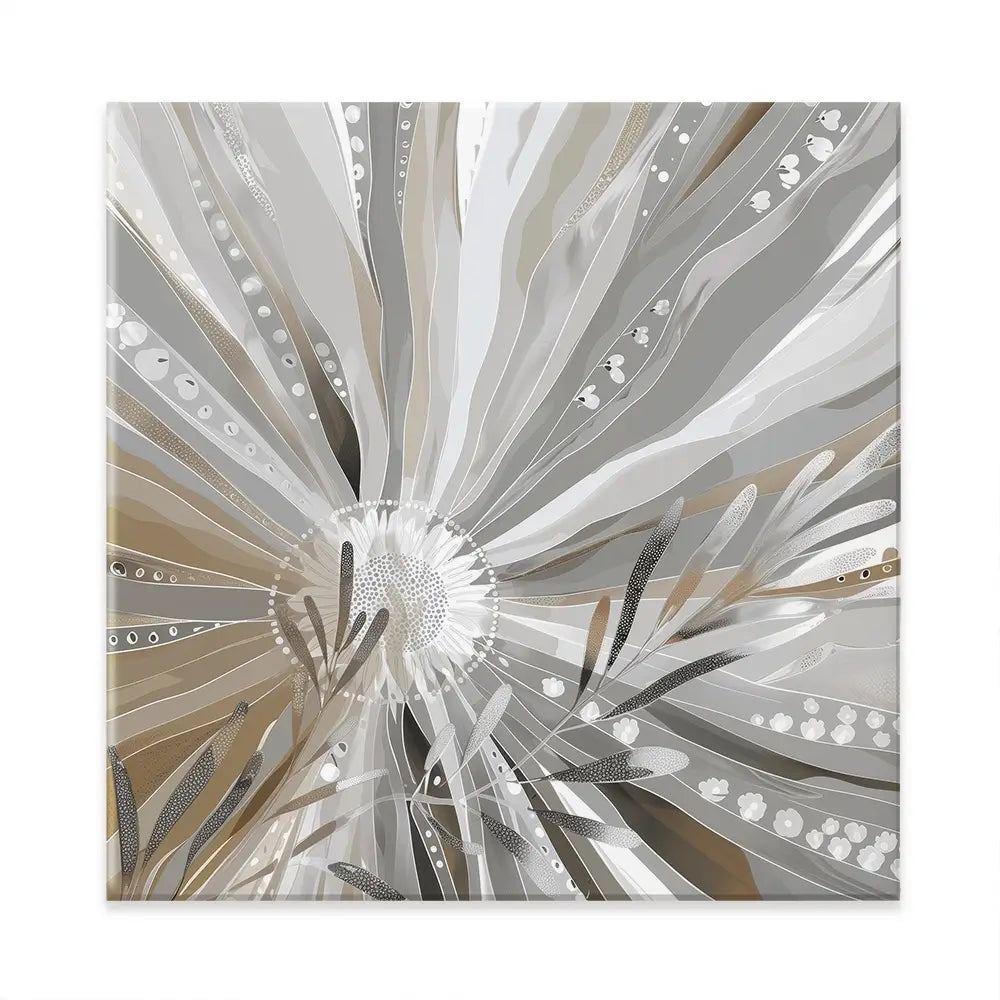 Wildlace Complement Square Canvas Print Wildlace Complement Square Canvas Print wall art product Bella Eve