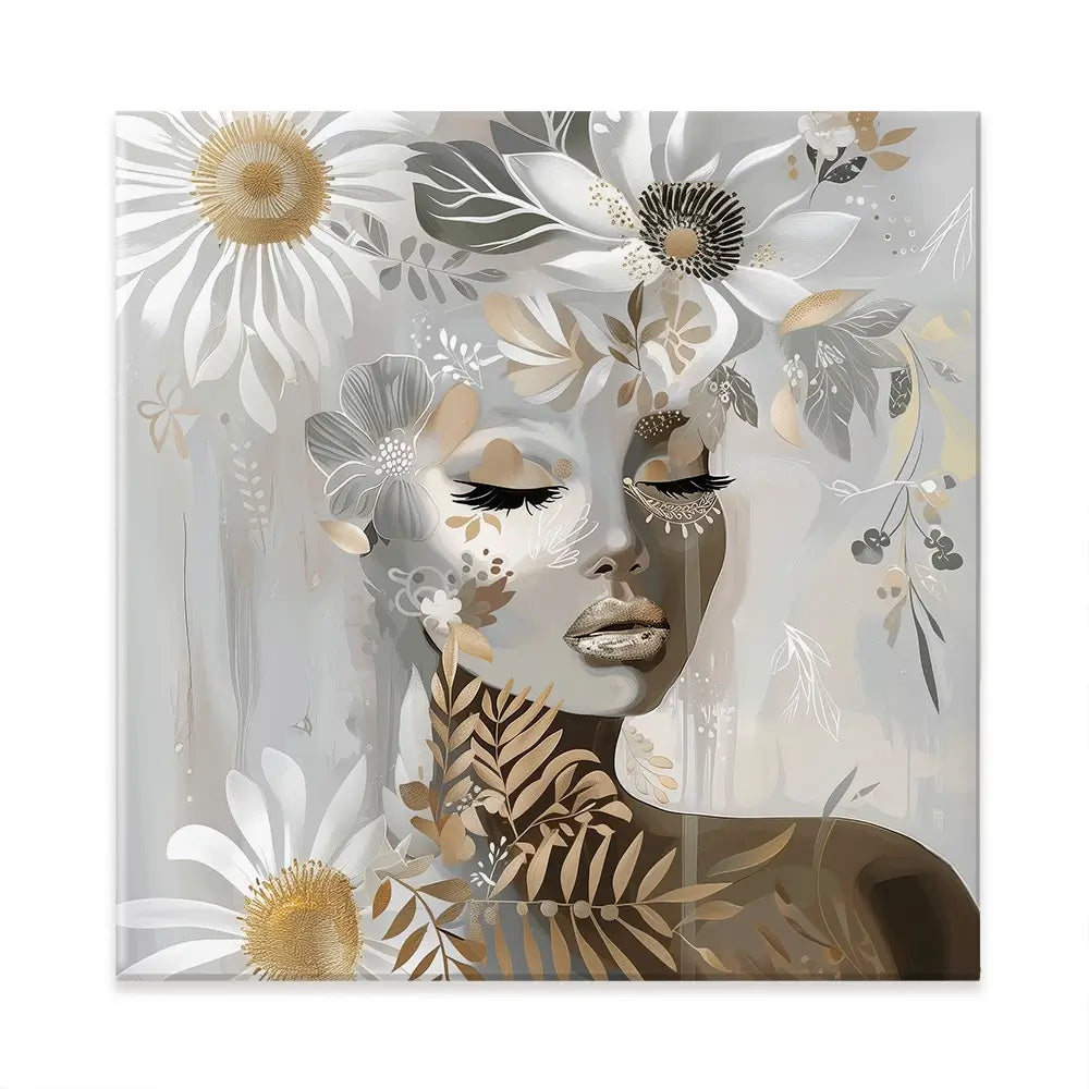 Wildlace Square Canvas Print Wildlace Square Canvas Print wall art product Bella Eve