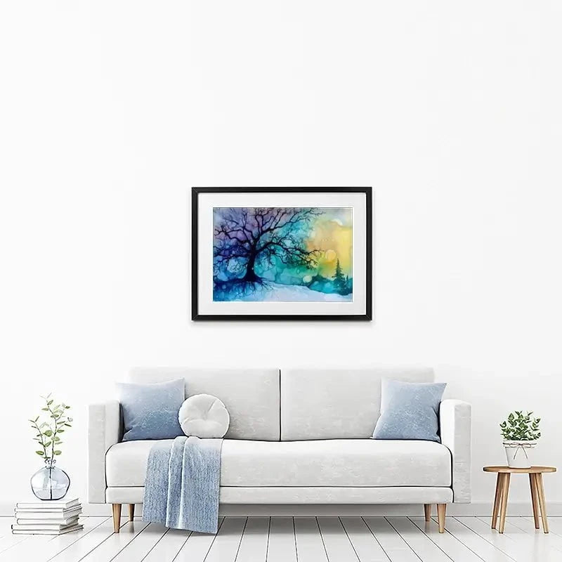 Winter Dawn Framed Art Print Winter Dawn Framed Art Print wall art product David Alexander Elder