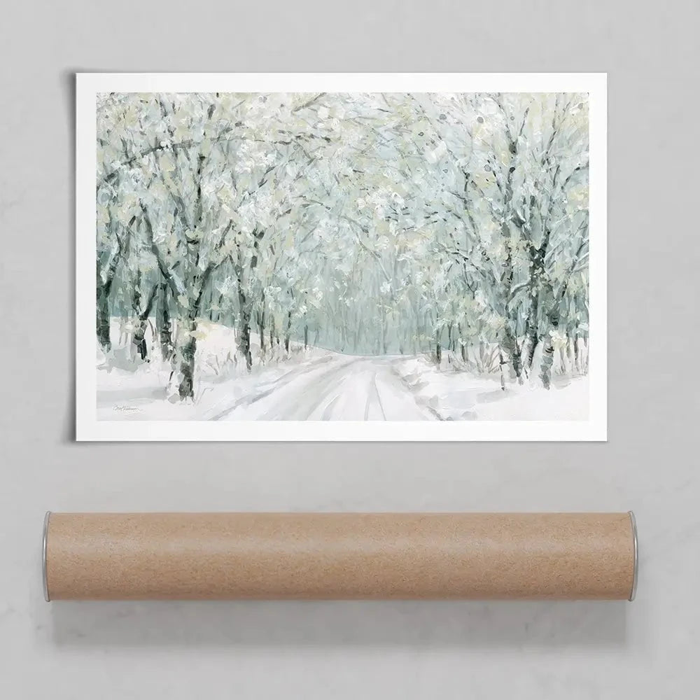 Winter Lane Art Print Winter Lane Art Print wall art product Carol Robinson