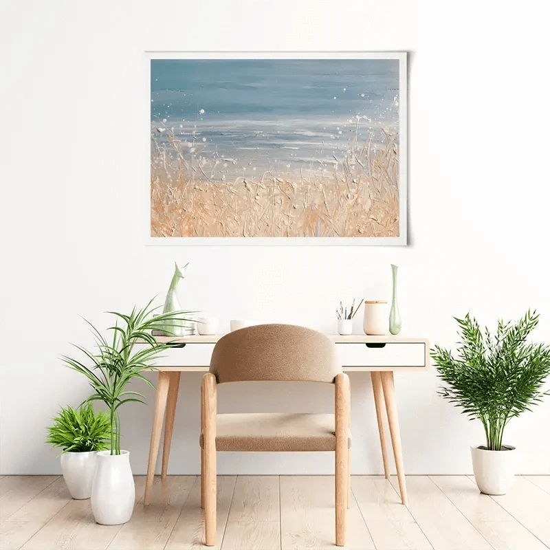 Winter Sea Art Print Winter Sea Art Print wall art product Charlotte Anna Reed