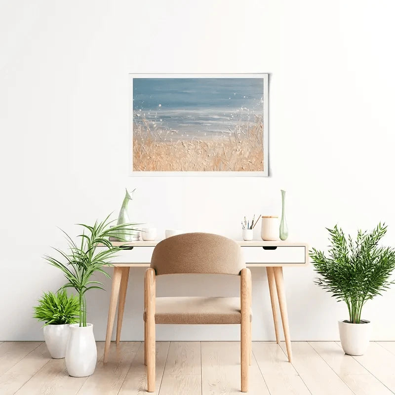 Winter Sea Art Print Winter Sea Art Print wall art product Charlotte Anna Reed