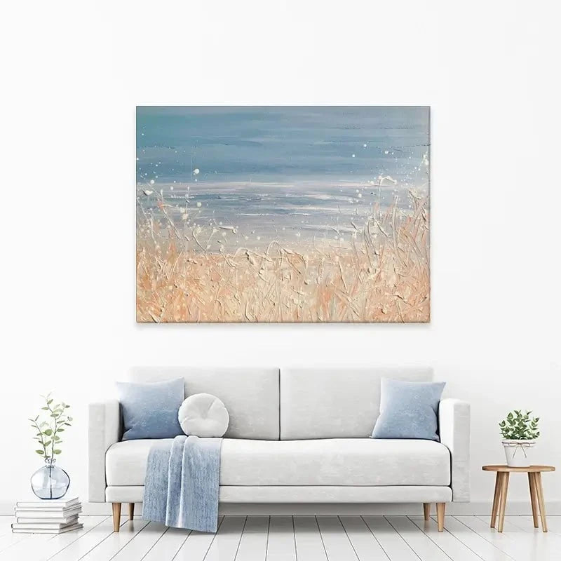 Winter Sea Canvas Print Winter Sea Canvas Print wall art product Charlotte Anna Reed