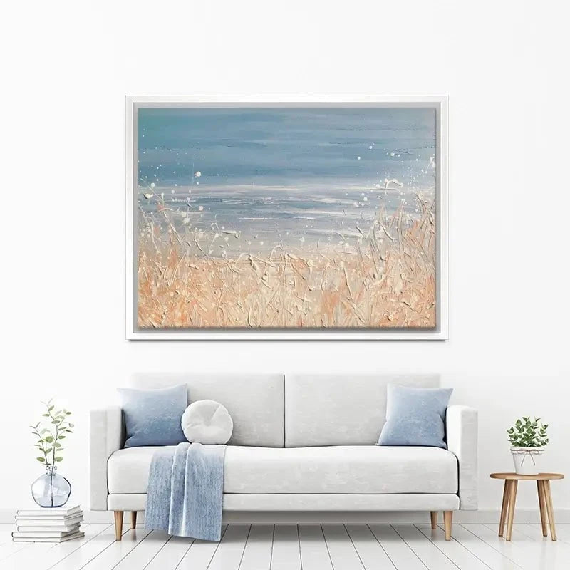 Winter Sea Canvas Print Winter Sea Canvas Print wall art product Charlotte Anna Reed