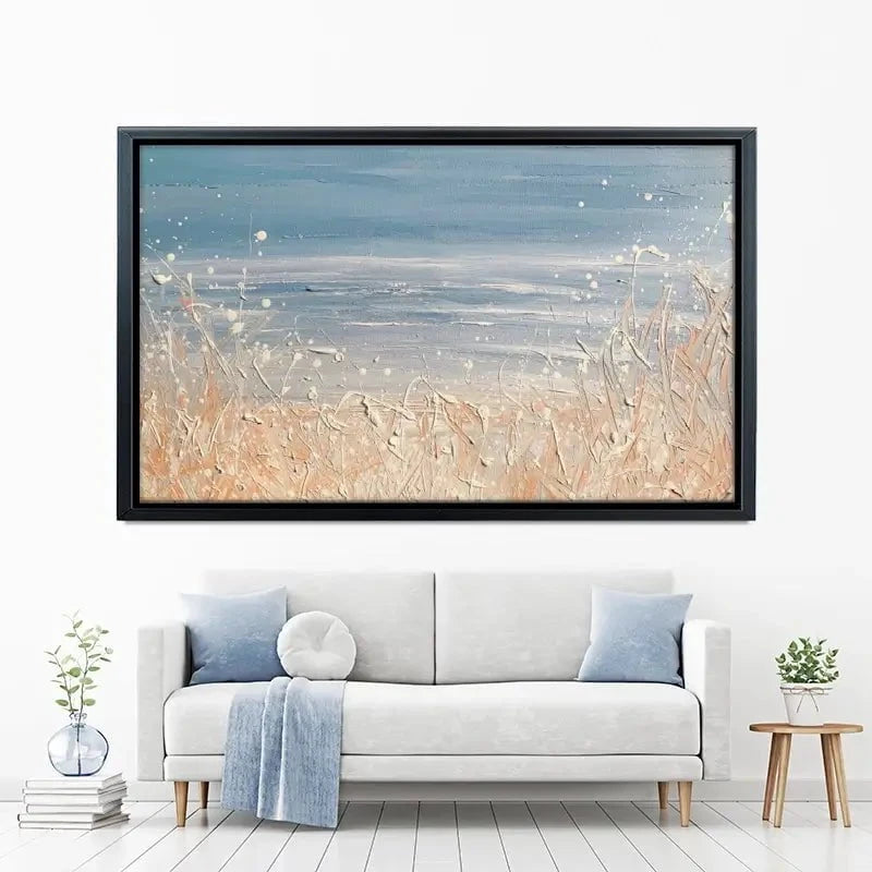 Winter Sea Canvas Print Winter Sea Canvas Print wall art product Charlotte Anna Reed