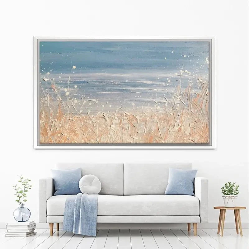 Winter Sea Canvas Print Winter Sea Canvas Print wall art product Charlotte Anna Reed