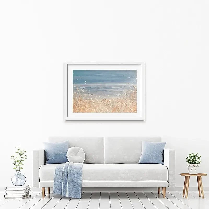 Winter Sea Framed Art Print Winter Sea Framed Art Print wall art product Charlotte Anna Reed