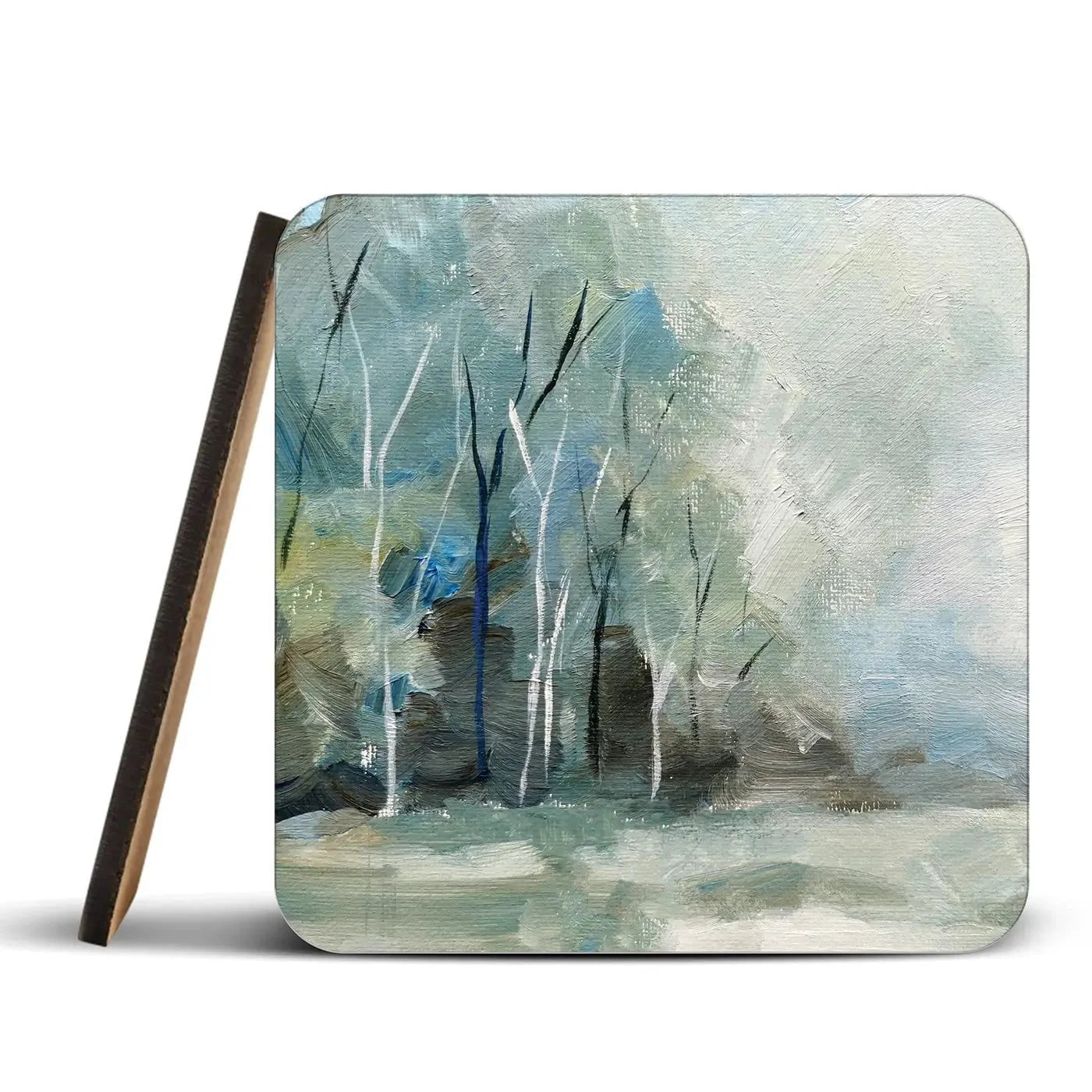Winter Tones Coaster Set Rainbow Soul Tree Coaster Set | Rainbow Soul Tree Art Coasters wall art product Galarta / Shutterstock