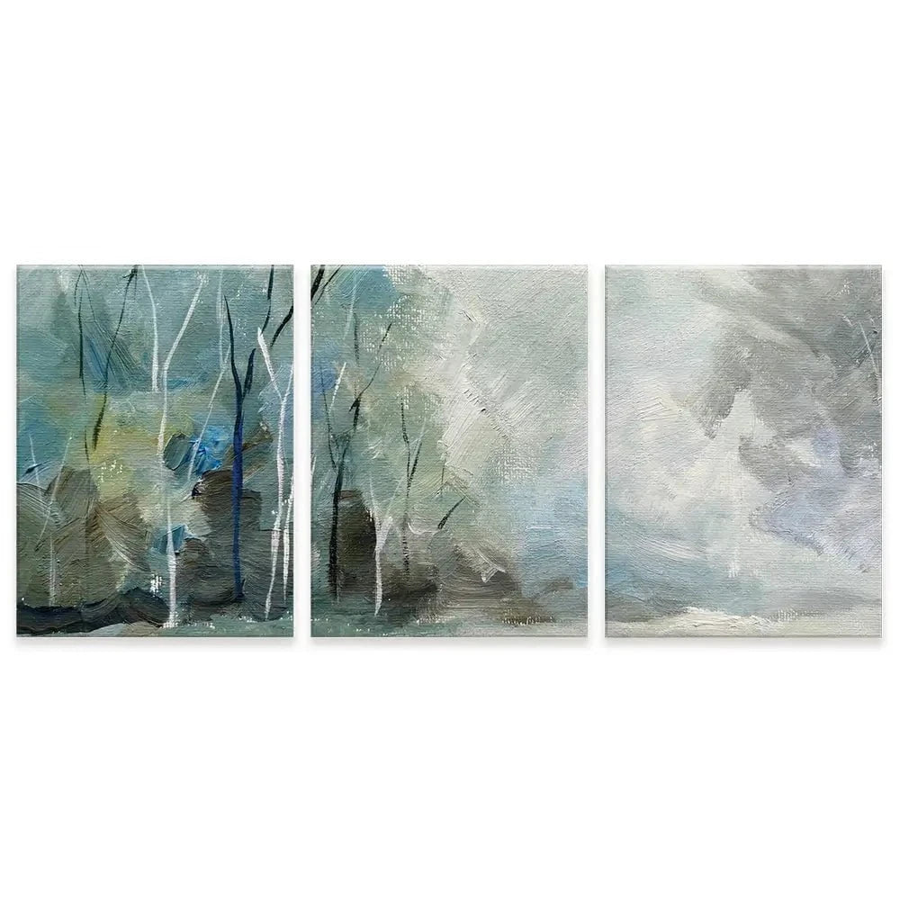 Winter Tones Trio Canvas Print Winter Tones Trio Canvas Print wall art product Galarta / Shutterstock