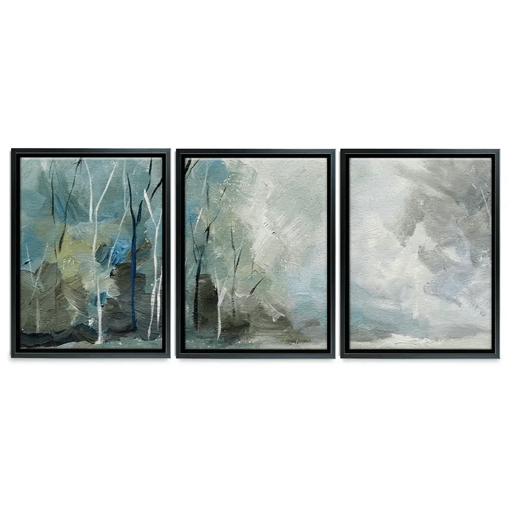 Winter Tones Trio Canvas Print Winter Tones Trio Canvas Print wall art product Galarta / Shutterstock