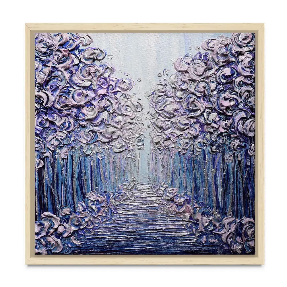 Winter Wonderland Square Canvas Print Winter Wonderland Square Canvas Print wall art product Nada Khatib