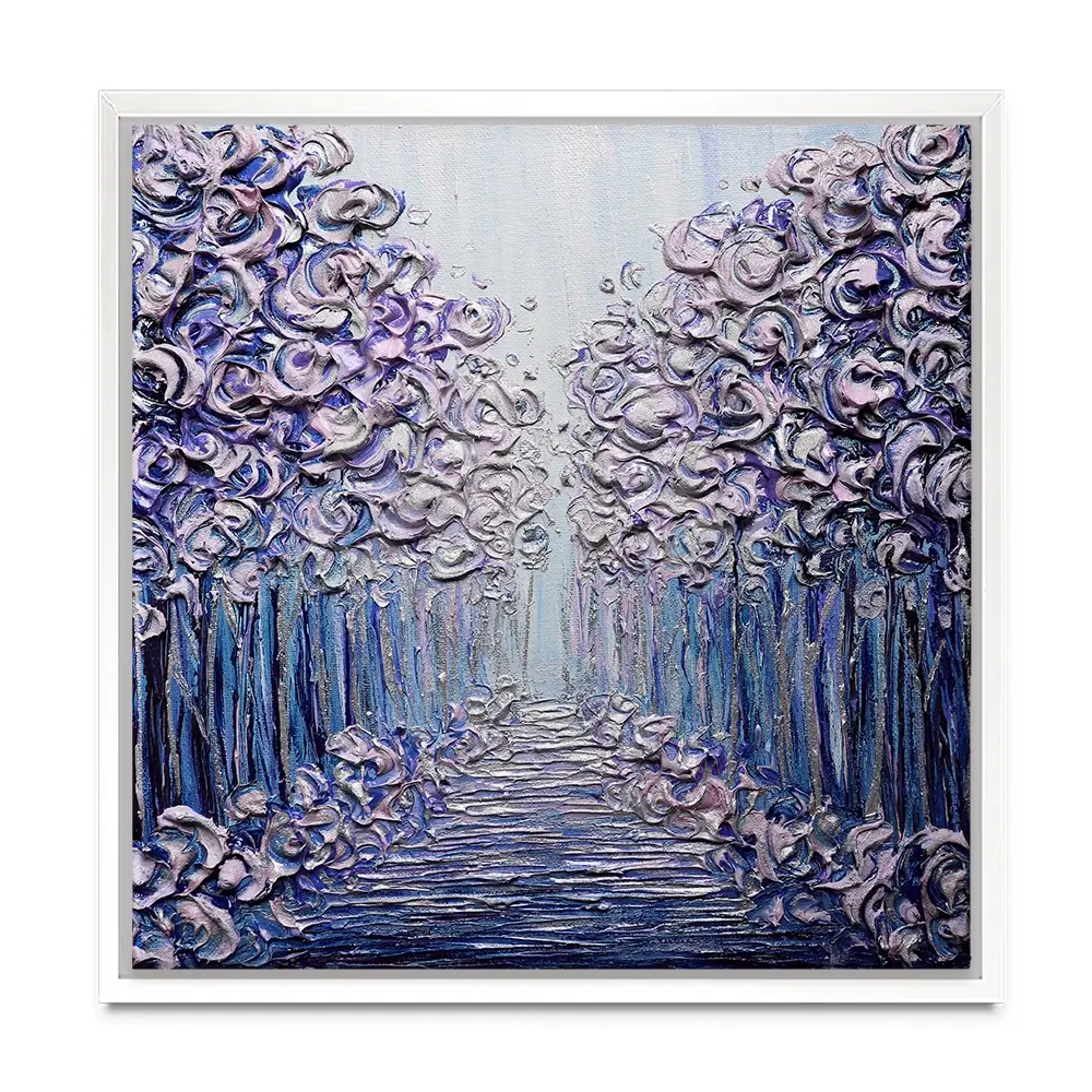 Winter Wonderland Square Canvas Print Winter Wonderland Square Canvas Print wall art product Nada Khatib