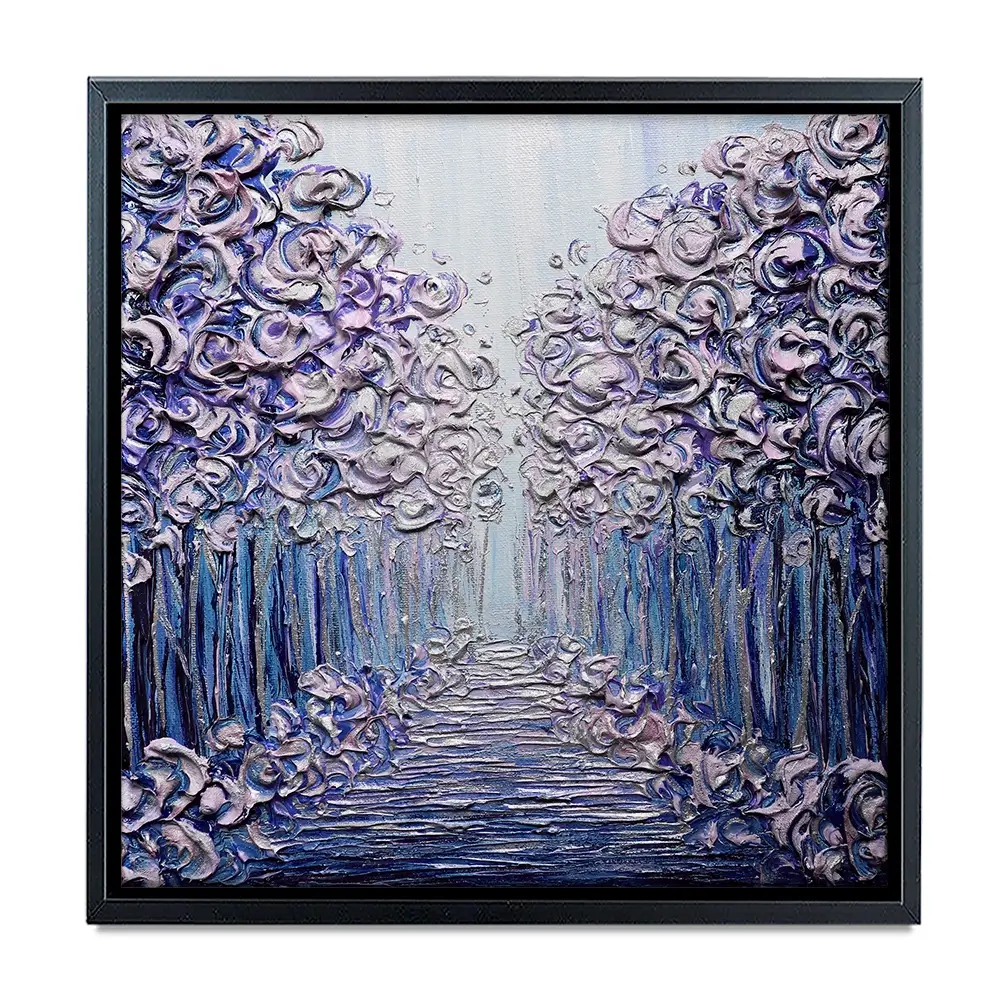 Winter Wonderland Square Canvas Print Winter Wonderland Square Canvas Print wall art product Nada Khatib