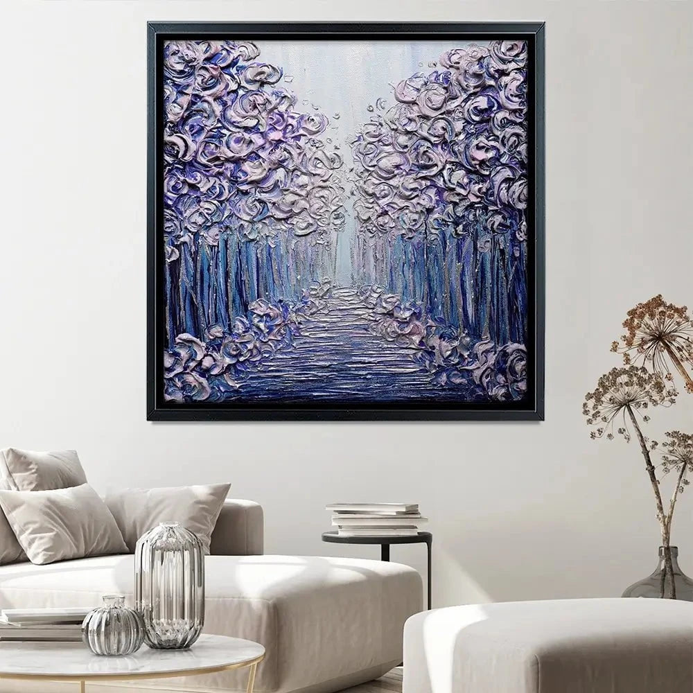 Winter Wonderland Square Canvas Print Winter Wonderland Square Canvas Print wall art product Nada Khatib
