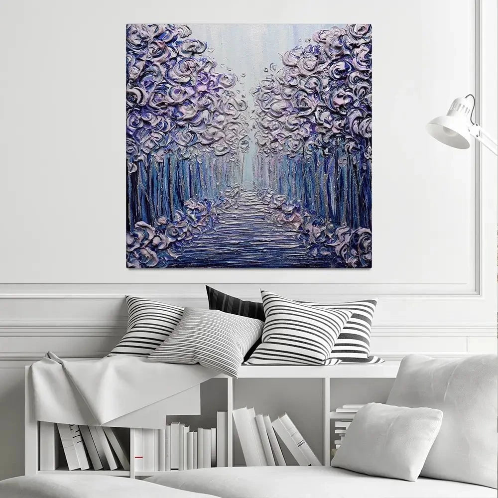 Winter Wonderland Square Canvas Print Winter Wonderland Square Canvas Print wall art product Nada Khatib