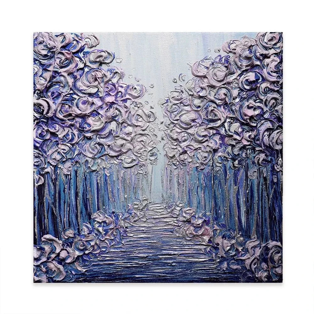 Winter Wonderland Square Canvas Print Winter Wonderland Square Canvas Print wall art product Nada Khatib