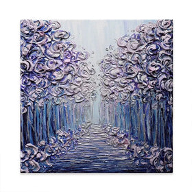Winter Wonderland Square Canvas Print Winter Wonderland Square Canvas Print wall art product Nada Khatib