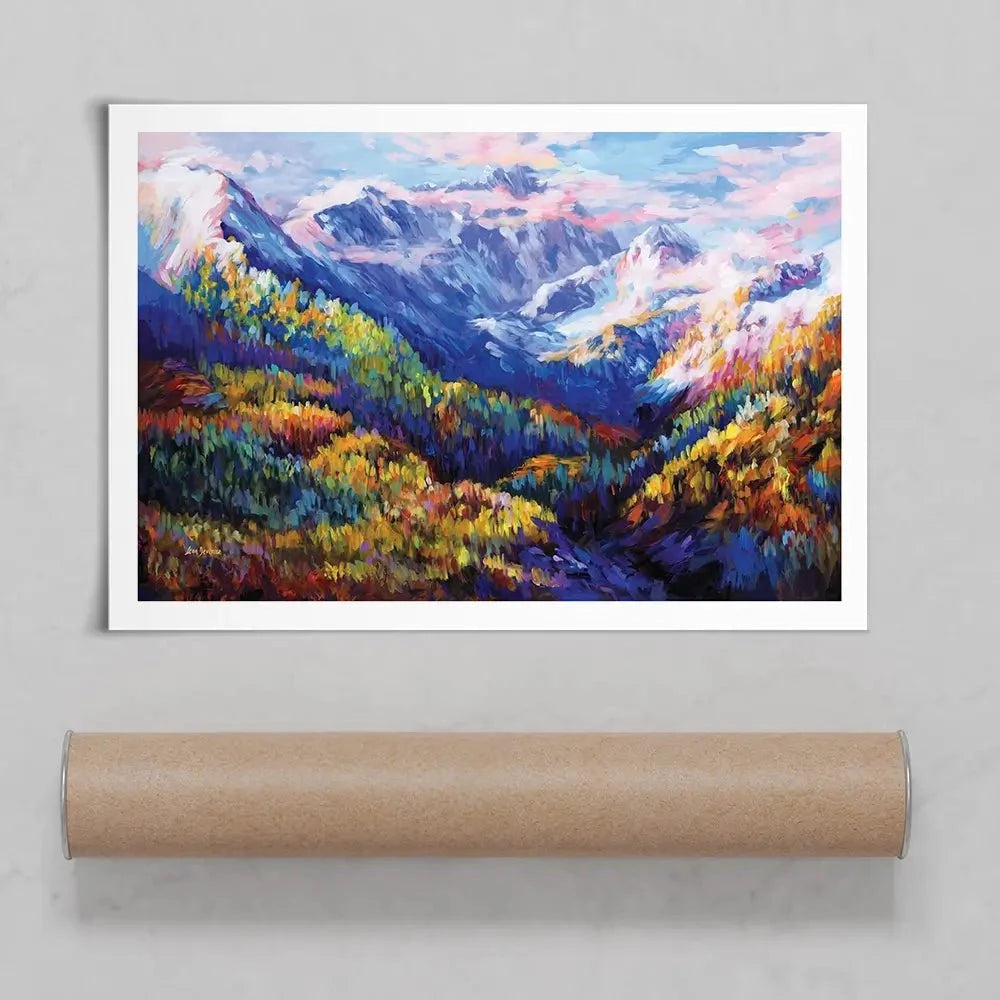 Wisdom Of The Mountains Art Print Wisdom Of The Mountains Art Print wall art product Leon Devenice