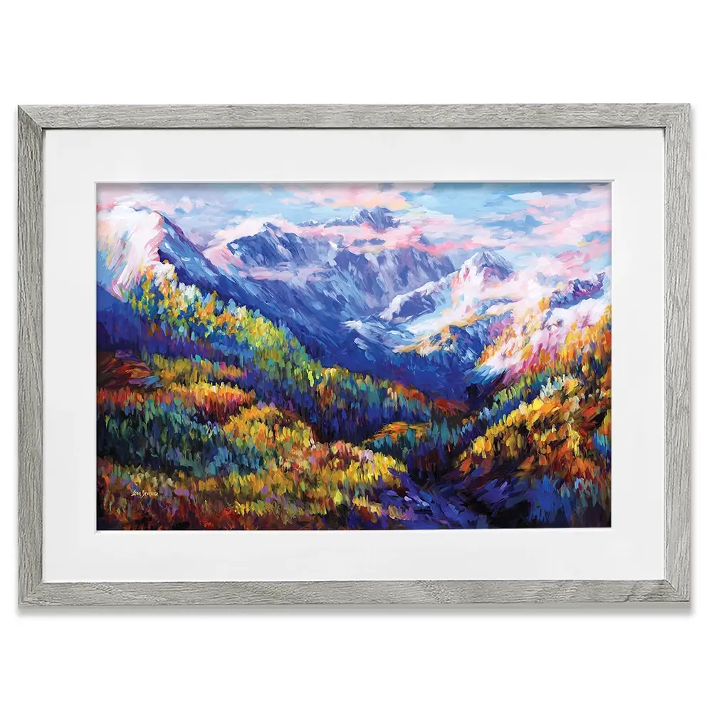 Wisdom Of The Mountains Framed Art Print Wisdom Of The Mountains Framed Art Print wall art product Leon Devenice