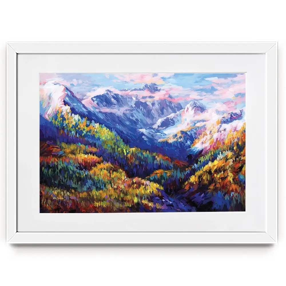 Wisdom Of The Mountains Framed Art Print Wisdom Of The Mountains Framed Art Print wall art product Leon Devenice