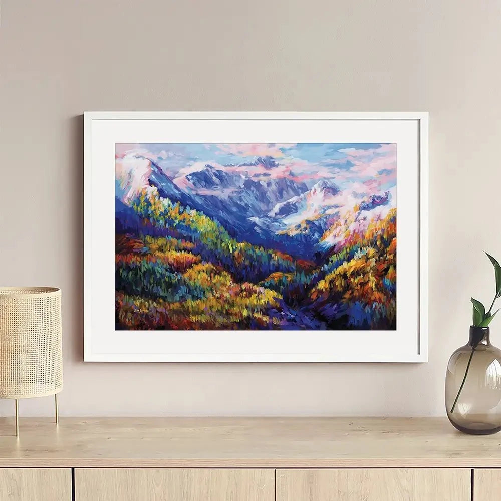 Wisdom Of The Mountains Framed Art Print Wisdom Of The Mountains Framed Art Print wall art product Leon Devenice