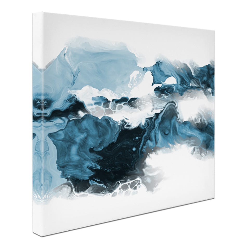 Wispy Blue Square Canvas Print wall art product allart / Shutterstock