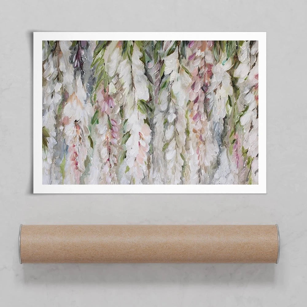 Wisteria Art Print Wisteria Art Print wall art product Nicola Jane Rowles