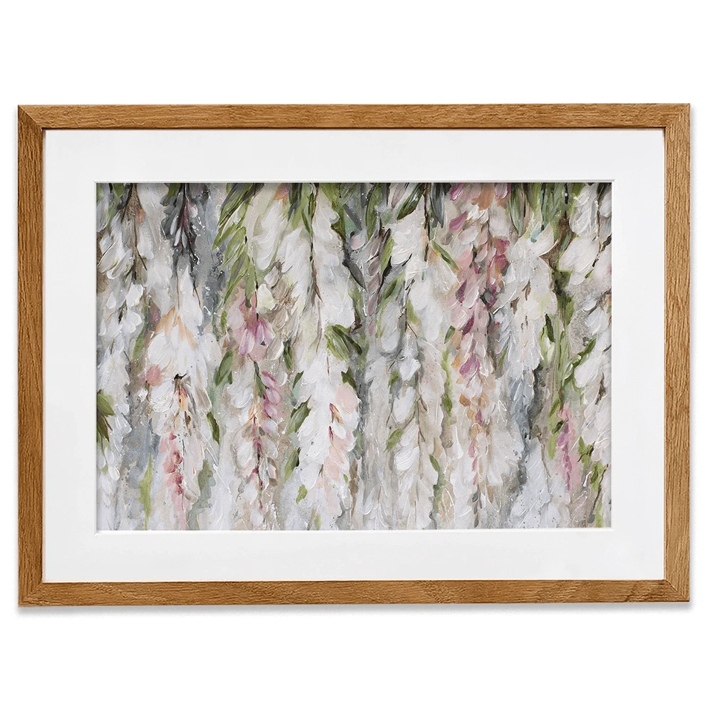 Wisteria Framed Art Print Wisteria Framed Art Print wall art product Nicola Jane Rowles