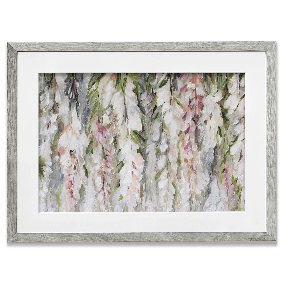 Wisteria Framed Art Print Wisteria Framed Art Print wall art product Nicola Jane Rowles
