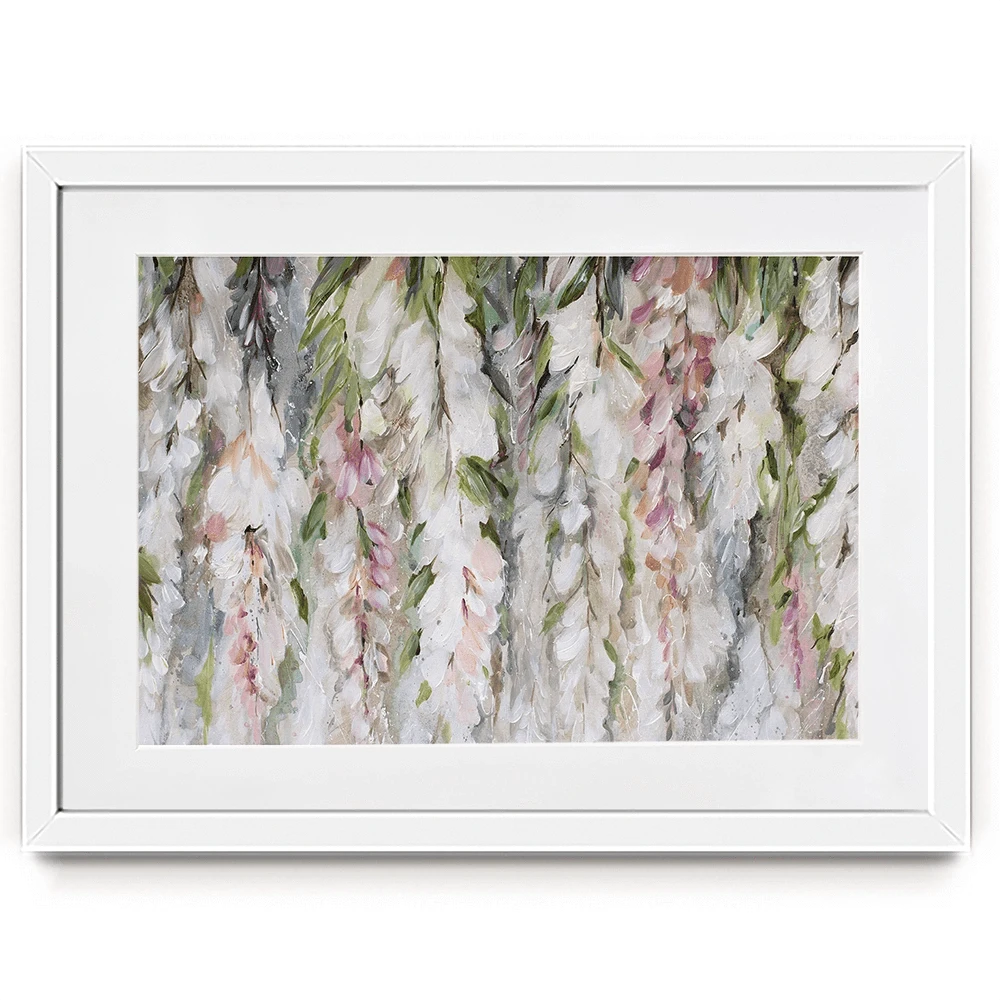 Wisteria Framed Art Print Wisteria Framed Art Print wall art product Nicola Jane Rowles