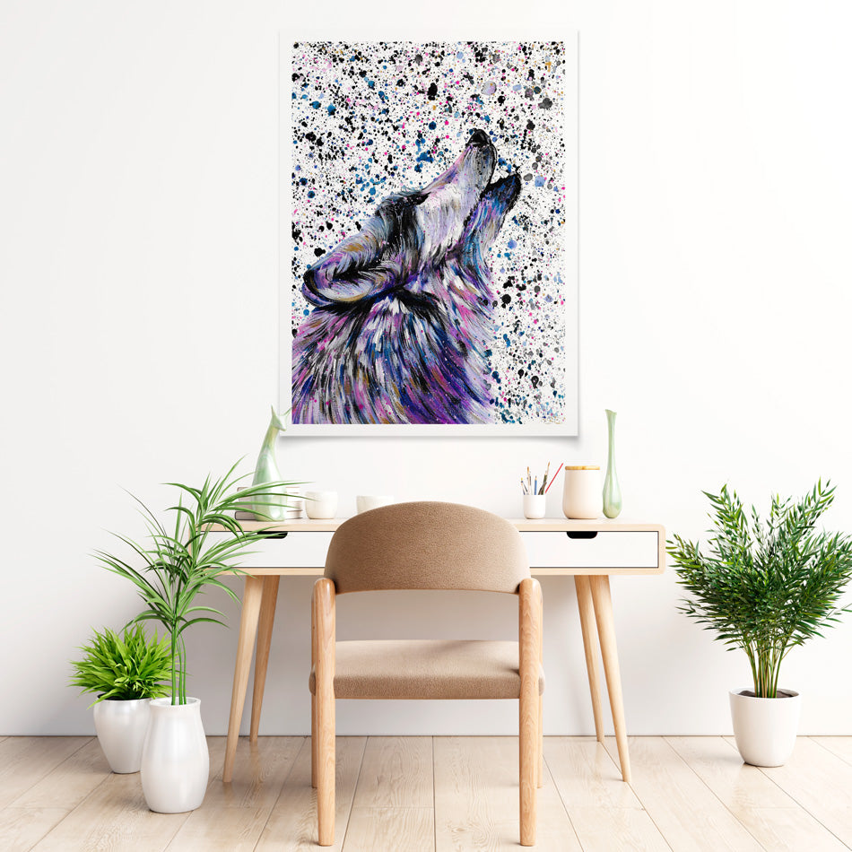 Wolf Mika Art Print Wolf Mika Art Print wall art product Emma LC Art