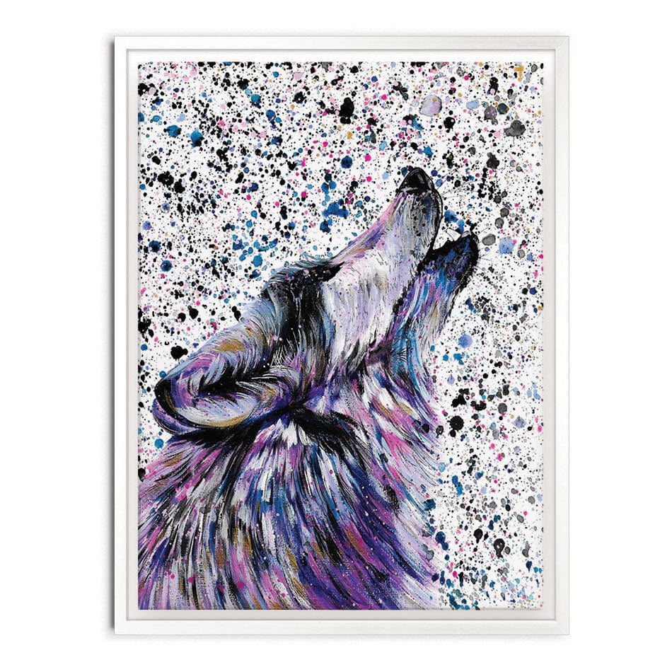 Wolf Mika Canvas Print wall art product Emma LC Art