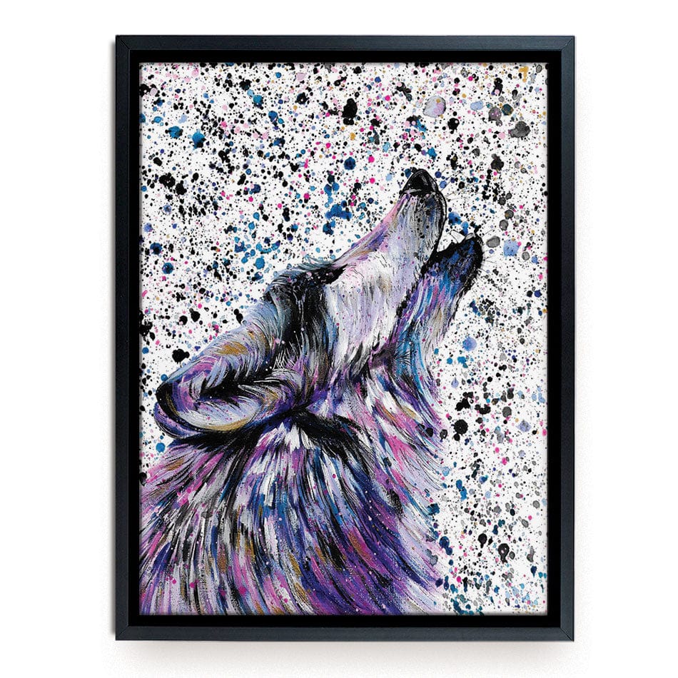 Wolf Mika Canvas Print wall art product Emma LC Art
