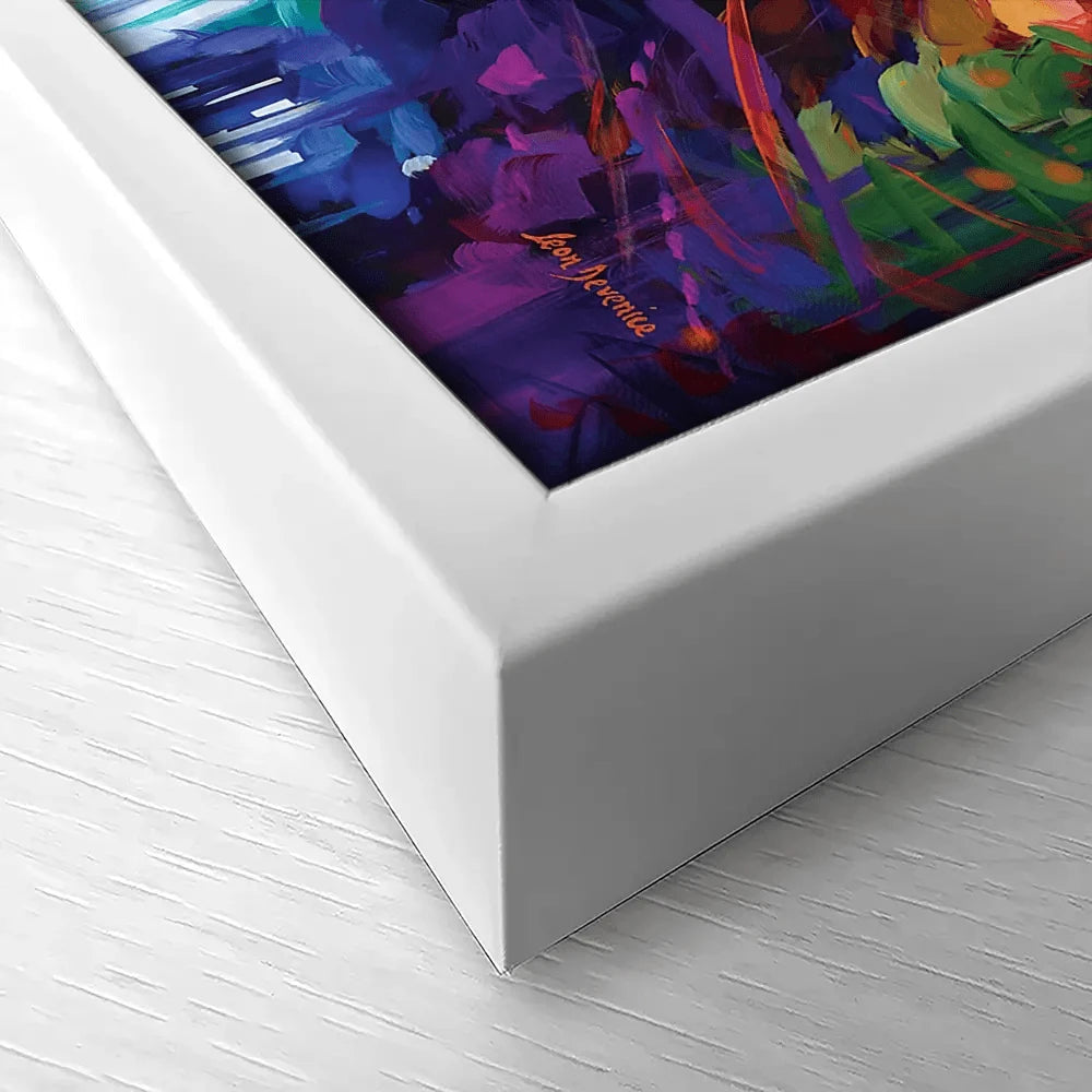Wolfs Journey Leads To The City Canvas Print Wolfs Journey Leads To The City Canvas Print wall art product Leon Devenice