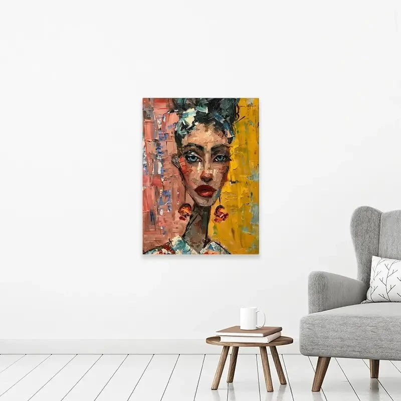 Woman With Earrings Canvas Print Woman With Earrings Canvas Print wall art product Elena Avanesova