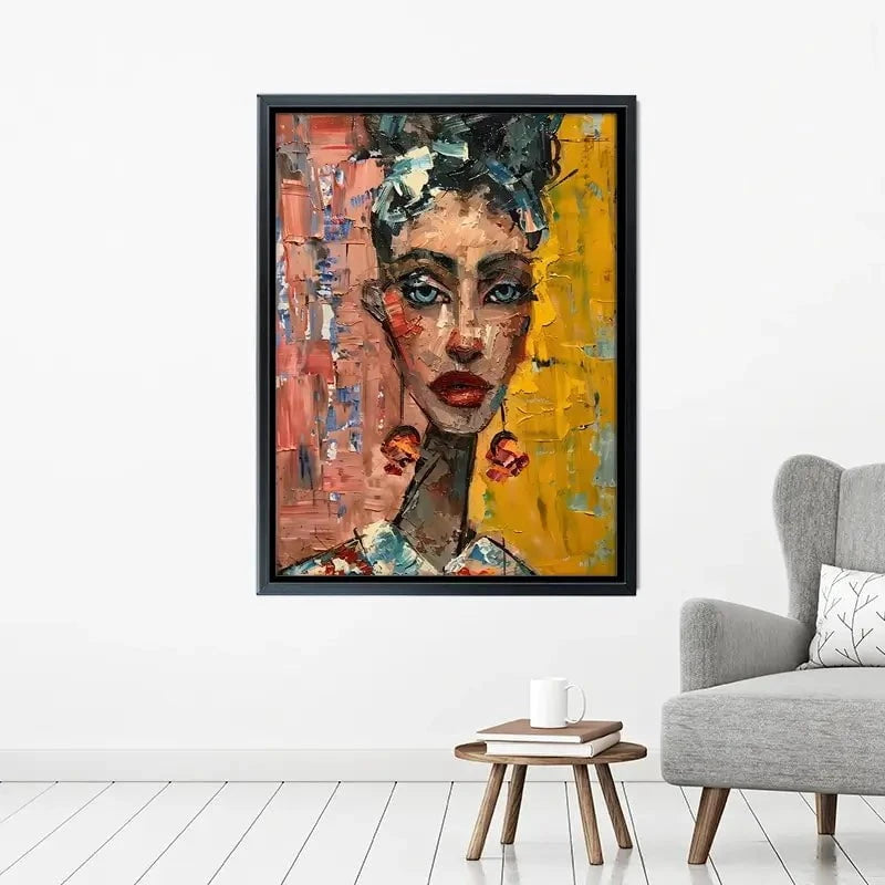 Woman With Earrings Canvas Print Woman With Earrings Canvas Print wall art product Elena Avanesova