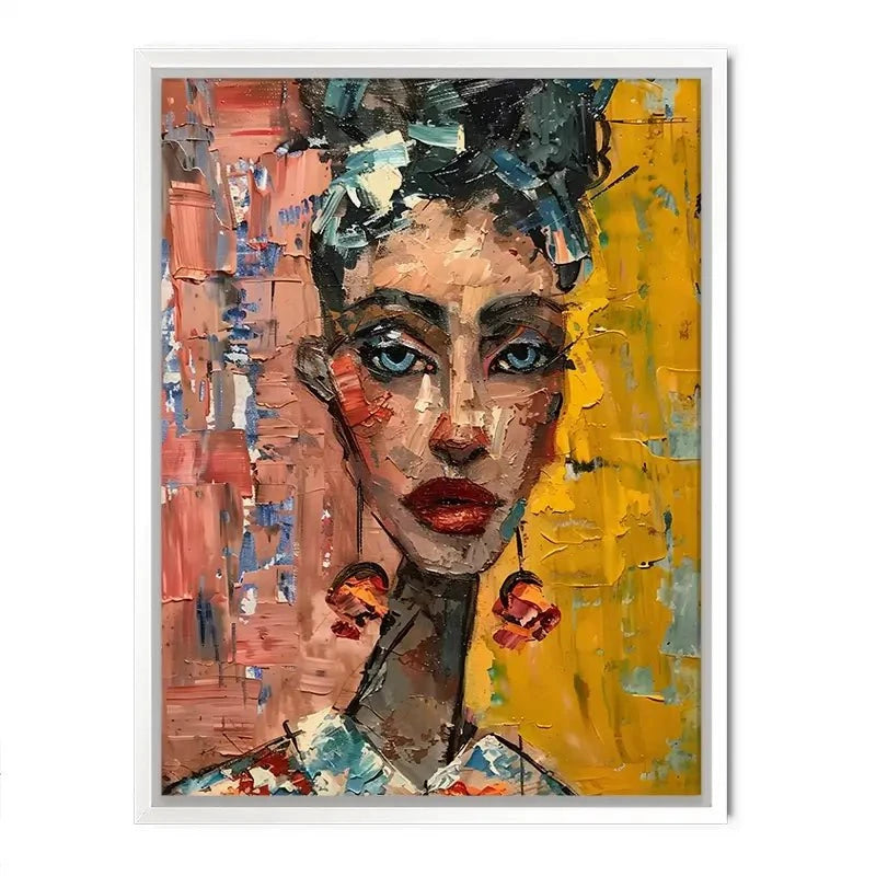 Woman With Earrings Canvas Print Woman With Earrings Canvas Print wall art product Elena Avanesova