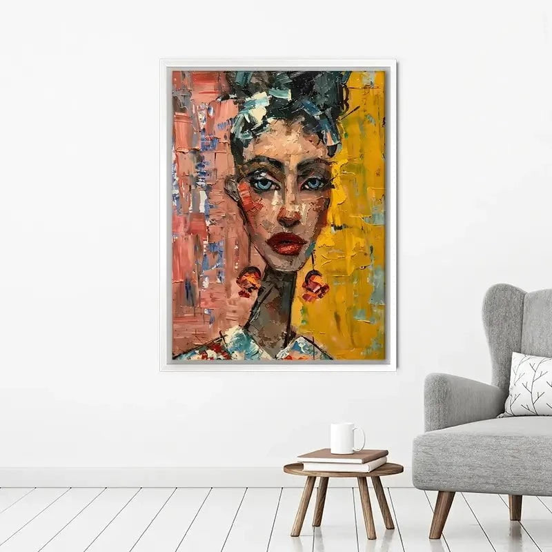 Woman With Earrings Canvas Print Woman With Earrings Canvas Print wall art product Elena Avanesova