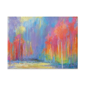 Woods Splash Canvas Print Woods Splash Canvas Print wall art product Janet Bothne