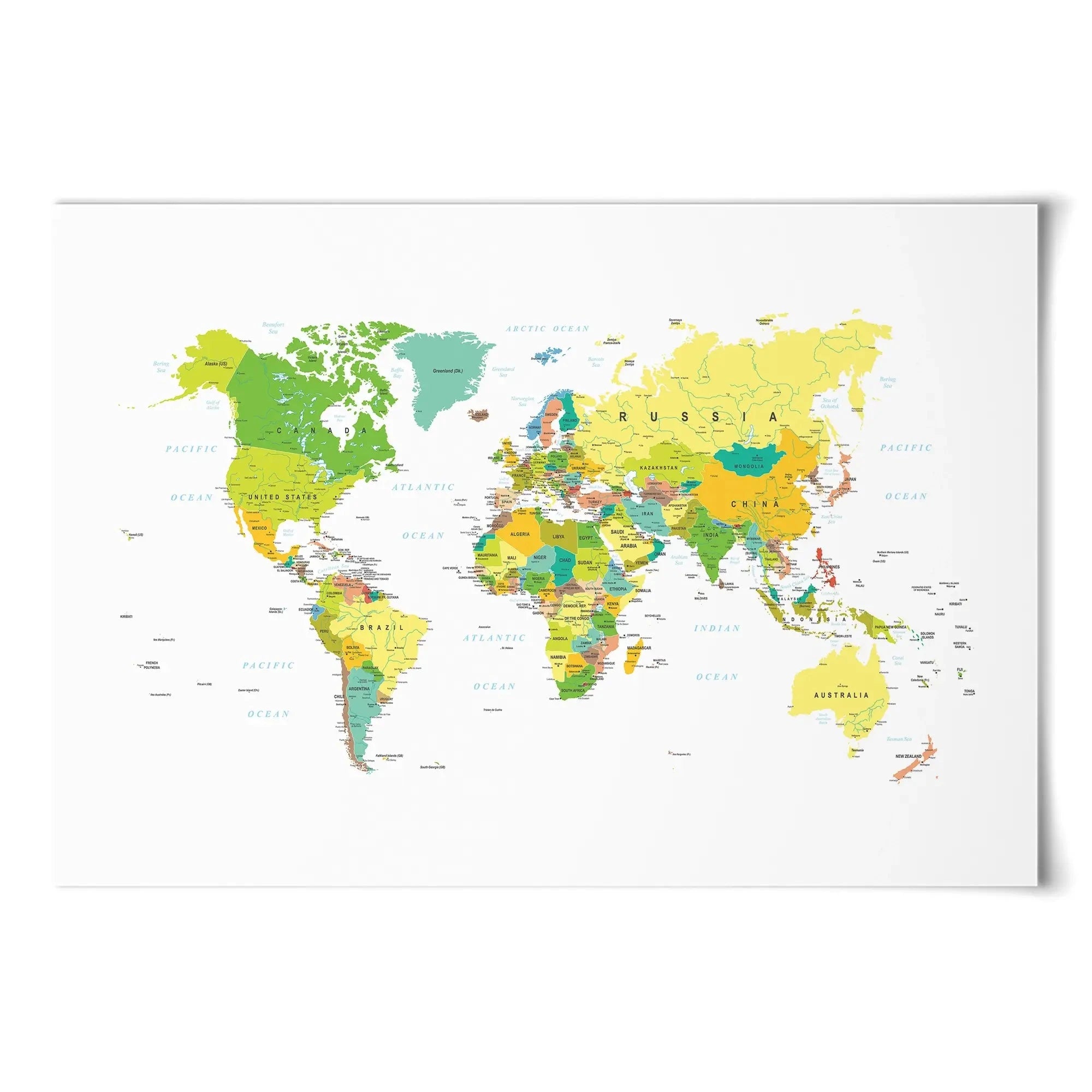 World Map Art Print World Map Art Print wall art product H Goossens