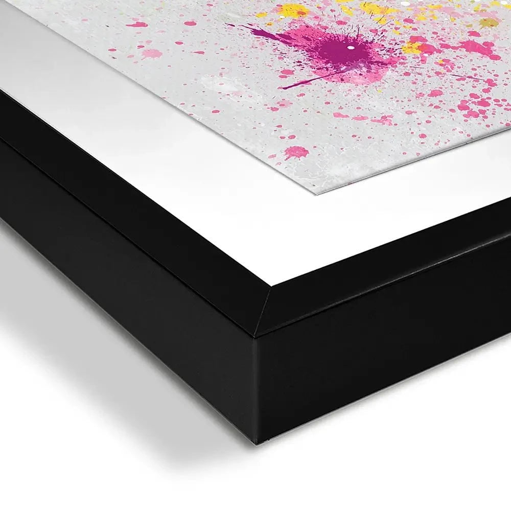 World Map Paint Splash Framed Art Print World Map Paint Splash Framed Art Print wall art product Lightman4289 / Shutterstock