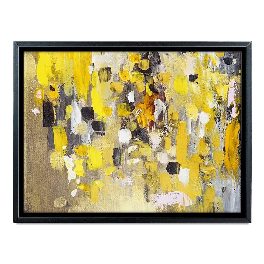 Yellow Abstract Canvas Print Yellow Abstract Canvas Print wall art product Anna Selina / Shutterstock