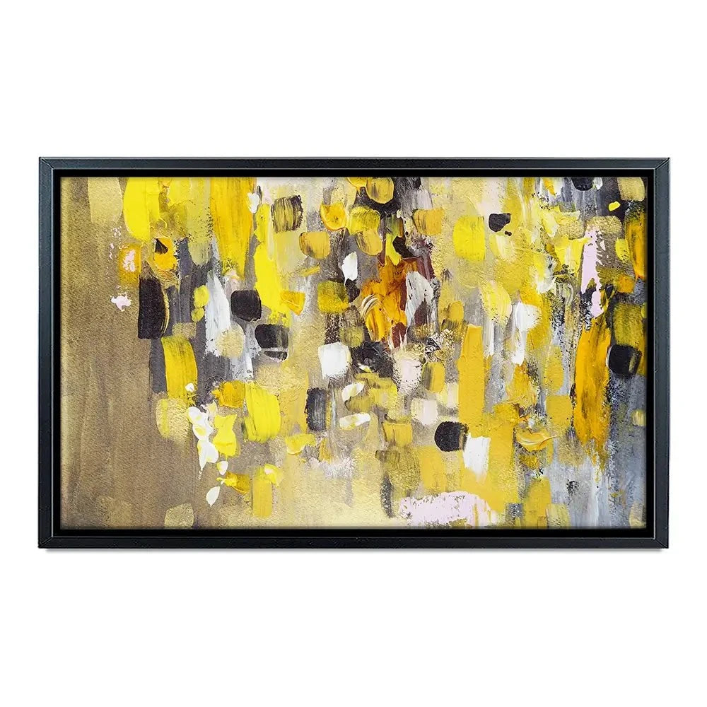 Yellow Abstract Canvas Print Yellow Abstract Canvas Print wall art product Anna Selina / Shutterstock