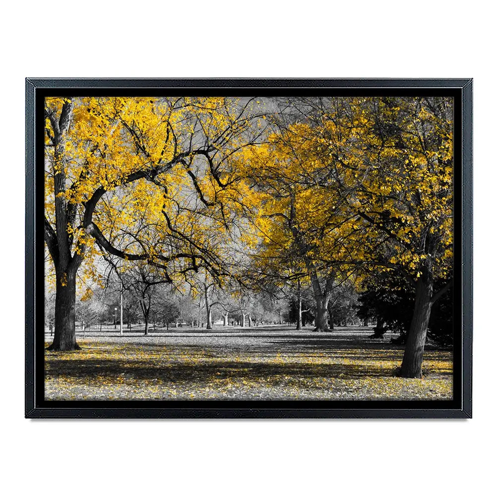 Yellow Blossom Trees Canvas Print Yellow Blossom Trees Canvas Print wall art product Ryan DeBerardinis / Shutterstock