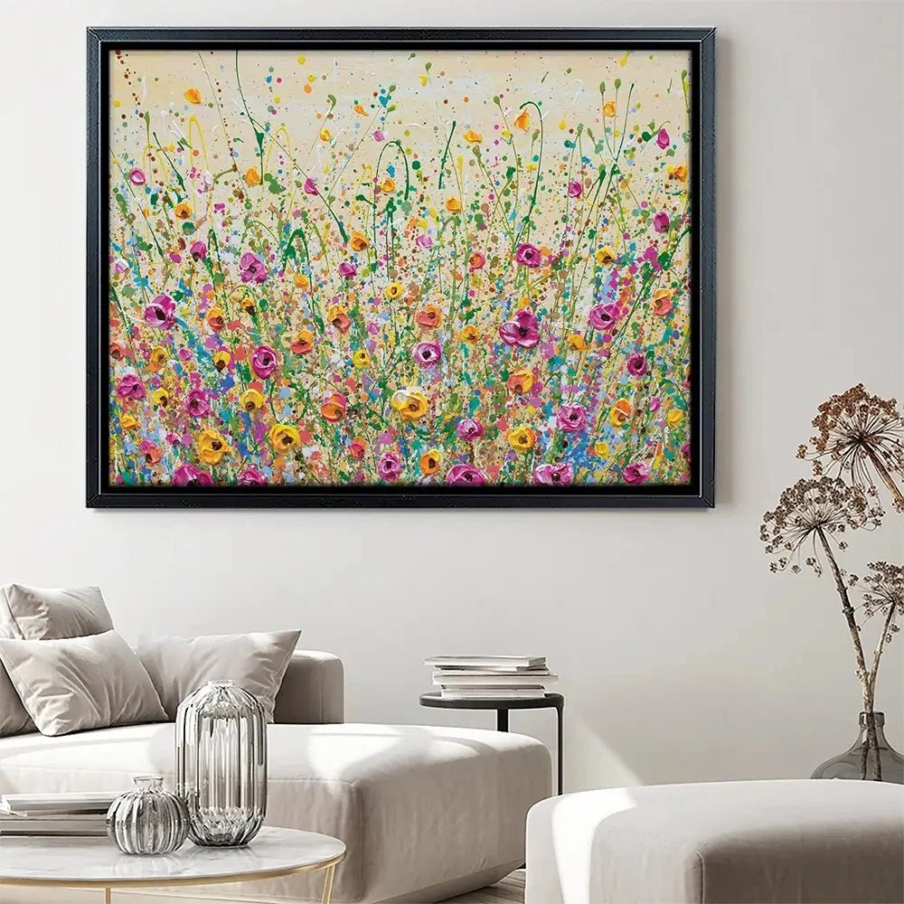Yellow Meadow Canvas Print Yellow Meadow Canvas Print | Yellow Meadow Canvas Wall Art wall art product Olga Tkachyk