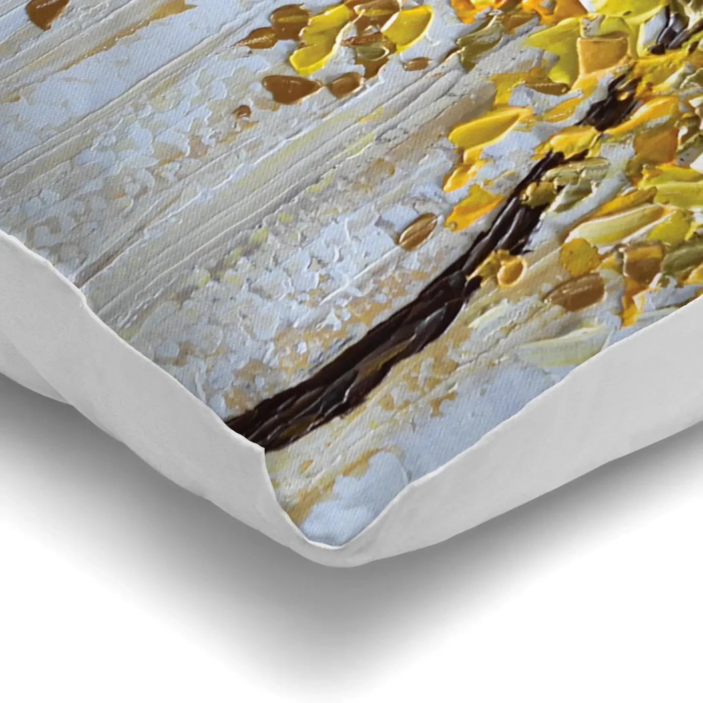 Yellow Trees Cushion Yellow Trees Cushion wall art product Olga Tkachyk