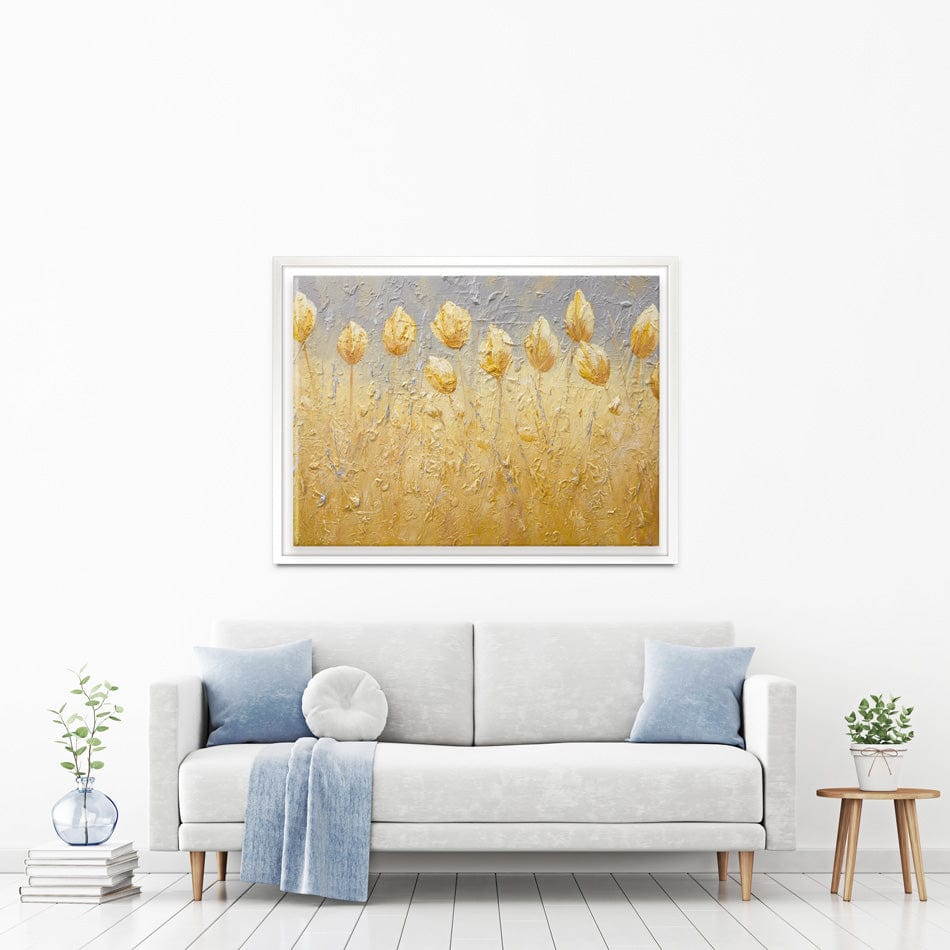 Yellow Tulips Canvas Print wall art product Osnat Tzadok